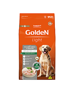 Ração Golden Formula Light para Cães Adultos Sabor Frango e Arroz 15kg
