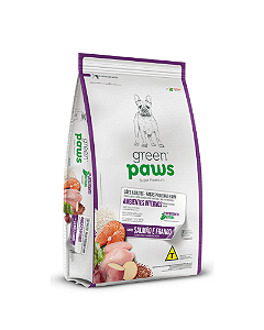 Ração Green Paws para Cães Adultos Pequeno Porte Sabor Salmão e Frango