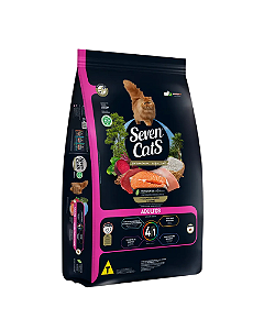 Ração Seven Cats Gatos Adultos Salmão Frango Carne