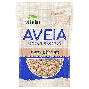 Aveia Flocos Grossos Vitalin 200g | sem Glúten