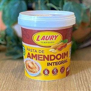 Pasta de Amendoim Laury SUPER CREMOSA Integral 400g