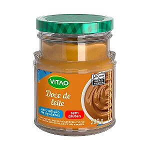 Doce de Leite - Zero Açúcar - Vitao - 200g