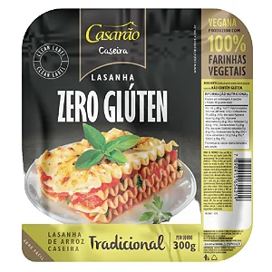 Massa de Lasanha Zero Glúten Casarão 300g