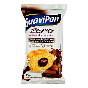 Bolinho - Zero Açúcar - Baunilha com Chocolate - 40g