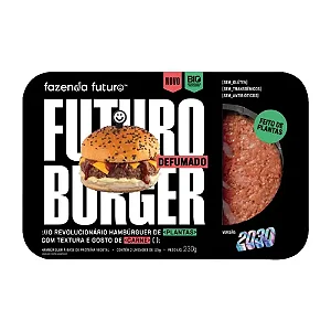 Futuro Burger Defumado Vegano 230g (2x115g) – Fazenda Futuro Plant-Based