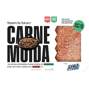 Futuro Carne Moída Vegetal 270g – Fazenda Futuro 100% Plant-Based