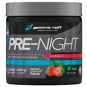 Pré Treino Noturno Body Action Pré-Night - 200g (Morango)