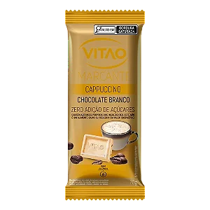 Chocolate Cappuccino | Zero Açúcar e Sem Glúten | Chocolate Branco | 70g