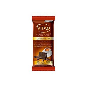 Barra de Chocolate - Zero Açúcar - Chocolate Amargo -  Café Expresso - 70g