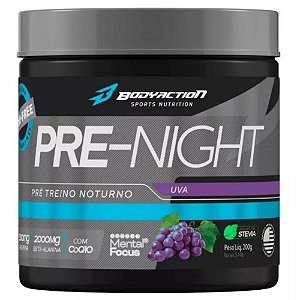 Pré Treino Noturno Body Action Pré-Night - 200g (Uva)