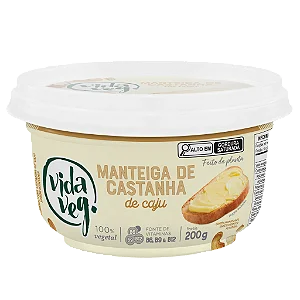 Manteiga de Castanha de Caju Vida Veg 200g