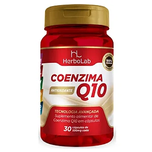 Coenzima Q10 Herbolab 100mg 30 Cápsulas
