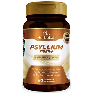 Psyllium Fiber 750mg 60 Cápsulas