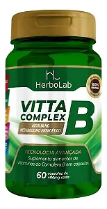 Vitta B Complex 400mg Herbolab 60 Cápsulas