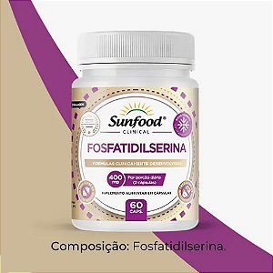 Fosfatidilserina 500mg c/60 cápsulas