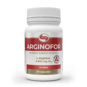 L-Arginina Vitafor Arginofor - 30 Cápsulas (3810mg)