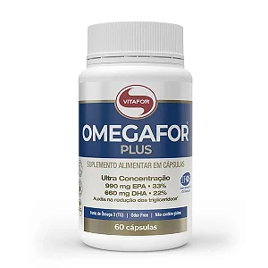 Suplemento Alimentar Vitafor Omegafor Plus Ultra Concentrado (EPA 990mg + DHA 660mg) - 60 Cápsulas
