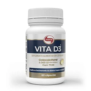 Vita D3 Vitafor 60 cápsulas