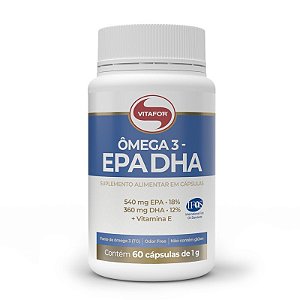 Ômega 3 EPA e DHA 60 cápsulas