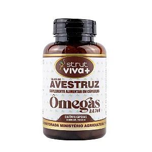 Óleo de Avestruz 90 cápsulas