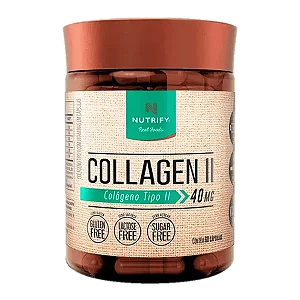 Colágeno Tipo II Nutrify - 60 Cápsulas (40mg)