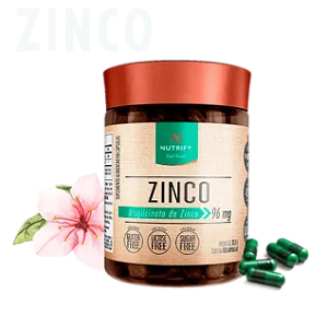 Zinco Nutrify (Bisglicinato de Zinco) - 60 Cápsulas