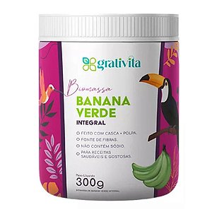 Biomassa de Banana Verde Orgânica 300g