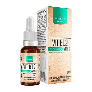 Vitamina B12 Nutrify - 20ml (Sabor Limão e Morango)