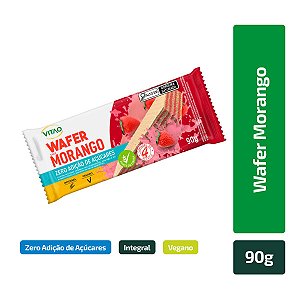 Wafer Integral Zero sabor Morango 90g