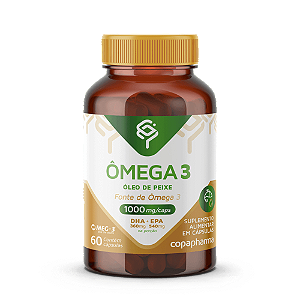 Suplemento Copapharma Ômega 3 (DHA 360mg + EPA 540mg) - 60 Cápsulas