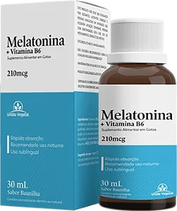 Melatonina + Vitamina B6 União Vegetal - 30ml (210mcg)