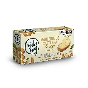 Manteiga Tablete de Castanha de Cajú Vida Veg 200g #desconto
