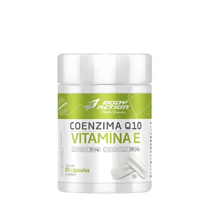 Coenzima Q10 + Vitamina E Body Action - 60 Cápsulas