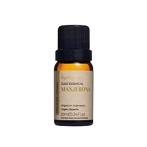Óleo Essencial Via Aroma 10ml Manjerona