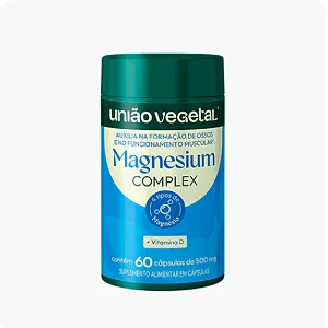Magnésio Complex com Vitamina D3 | 60 Cápsulas