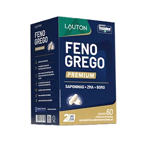 Feno Grego Premium Lauton 60 cápsulas 500mg