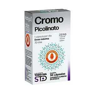 Picolinato de Cromo 250mg Katiguá 30 cápsulas