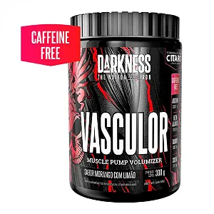 Vasculor Powder s/Cafeína Morango c/Limão Darkness 300g