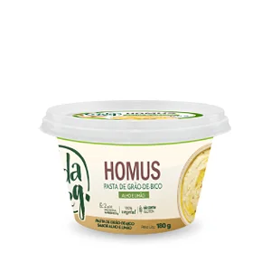 Homus Pasta de Grão-de-bico sabor Alho e Limão Vida Veg 180g