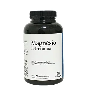 Magnésio L-Treonina 450mg União Vegetal 90 cápsulas