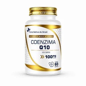Coenzima Q10 (100mg/ porcao) Flora Nativa 60 Cápsulas