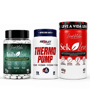 Kit Absolut - Termo Pump 60 cápsulas + Inib Leve 90 cápsulas + Sek Leve 60 cápsulas