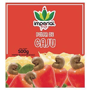 Polpa de Cajú 500g (disponível p/a cidade de João Pessoa)