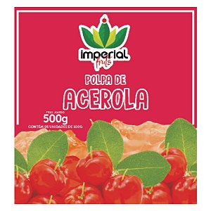 Polpa de Acerola 500g (disponível p/a cidade de João Pessoa)