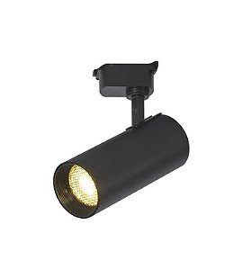 Spot Led Antiofuscante para Trilho Eletrificado - 20w 3.000k