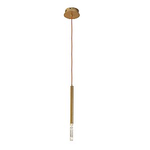 Pendente Led Pean - Dourado - 1 Mod
