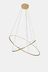 Pendente Led Redondo 2 módulos INVERSE GR - Nordecor