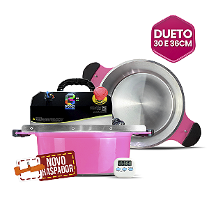 30 E 36CM - Misturadora DUETO ROSA para DOCES E RECHEIOS com ajuste fino de velocidade, bivolt com chave seletora