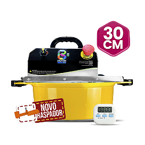 30CM - Misturadora Amarela para DOCES E RECHEIOS com ajuste fino de velocidade, bivolt com chave seletora