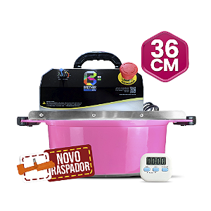 36CM - Misturadora Rosa para DOCES E RECHEIOS com ajuste fino de velocidade, bivolt com chave seletora